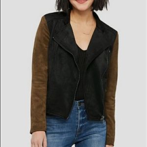 Kut | Faux Suede Moto Jacket
